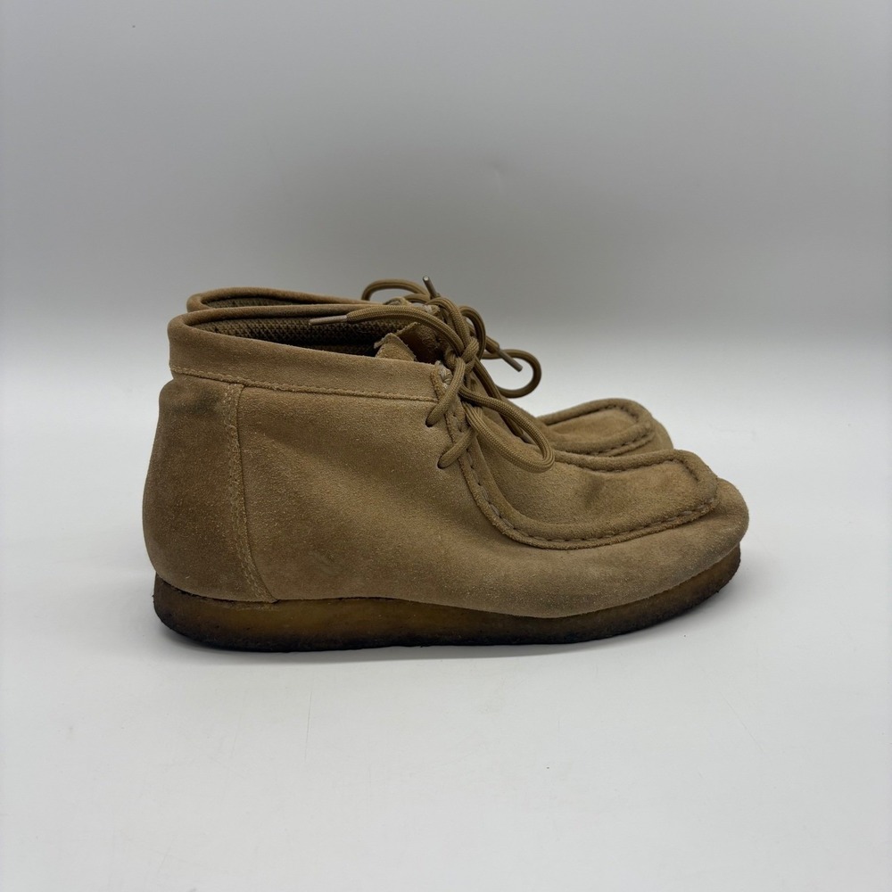 Roper Mens 7 Tan Suede Leather Lace Up Ankle Chukka Boots Crepe Sole